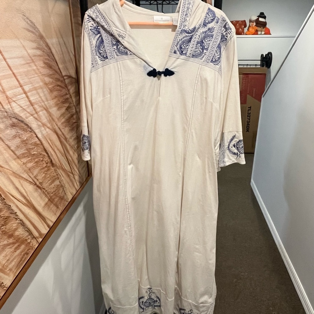 Soft Surroundings Long Dress/Kaftan/cover up/robe